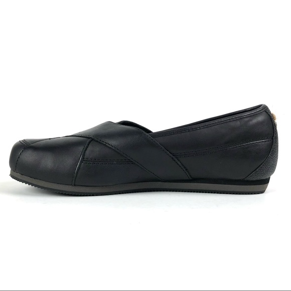 Mozo Sport Leather Slip-On Black Flat - Picture 2 of 12